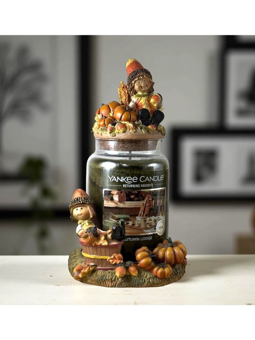 Yankee Candle “Harvest Babies / Nut Baby” Topper & Base | Fall Pumpkin Display S - Picture 6 of 10